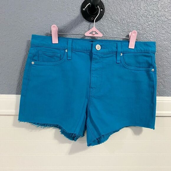 Hudson Jeans Gemma Mid Rise Cutoff Shorts - Picture 4 of 10